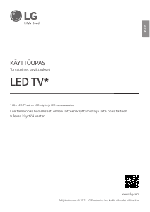 Käyttöohje LG 70NANO756PA LED-televisio