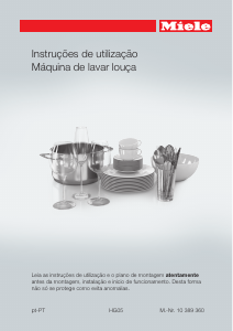 Manual Miele G 6665 SCVi XXL Máquina de lavar louça