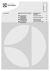 Manuál Electrolux EN3401AOW Lednice s mrazákem