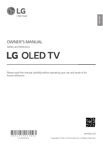 Handleiding LG OLED48C14LB OLED televisie
