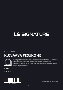 Käyttöohje LG LSWD100E Kuivaava pesukone