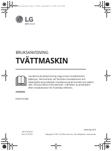 Brugsanvisning LG P4AOTH1WE Vaskemaskine