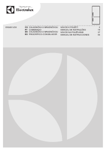 Manuál Electrolux EN3451JOX Lednice s mrazákem