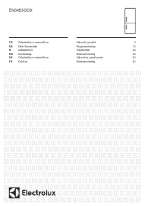 Manuál Electrolux EN3453OOX Lednice s mrazákem