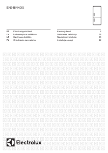 Instrukcja Electrolux EN3454NOX Lodówko-zamrażarka