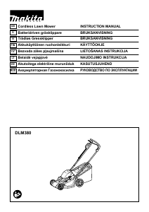 Rokasgrāmata Makita DLM380Z Zāles pļāvējs