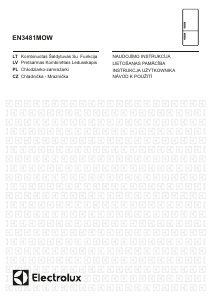 Manuál Electrolux EN3481MOW Lednice s mrazákem