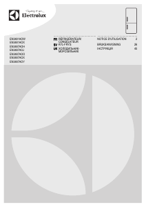 Посібник Electrolux EN3487AOH Холодильник із морозильною камерою