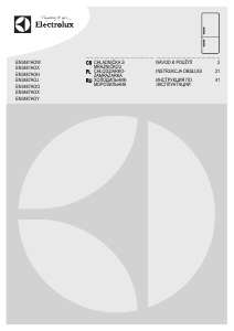 Manuál Electrolux EN3487AOJ Lednice s mrazákem