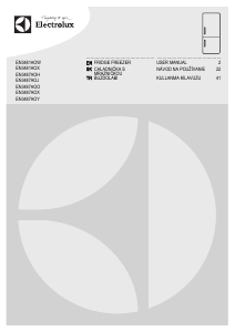 Kullanım kılavuzu Electrolux EN3487AOJ Donduruculu buzdolabı