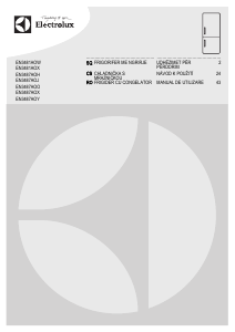 Manuál Electrolux EN3487AOO Lednice s mrazákem