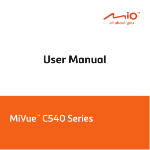 Manual Mio MiVue C540 Action Camera