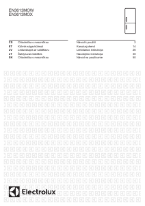 Manuál Electrolux EN3613MOW Lednice s mrazákem