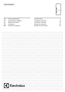 Kasutusjuhend Electrolux EN3790MFX Külmik-sügavkülmik