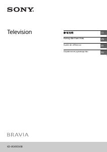 Руководство Sony Bravia KD-85X9500B ЖК телевизор