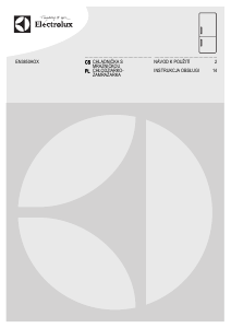 Manuál Electrolux EN3850AOX Lednice s mrazákem