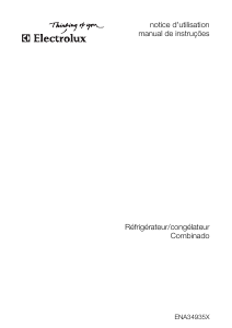 Manual Electrolux ENA34935X Frigorífico combinado