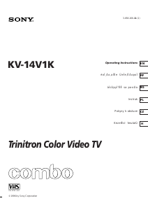 Instrukcja Sony KV-14V1K Telewizor