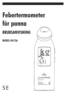 Bruksanvisning Ketonic HV-T36 Termometer