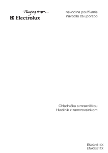 Návod Electrolux ENA38511X Chladnička s mrazničkou
