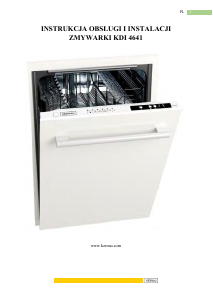Instrukcja Kernau KDI 4641 Zmywarka