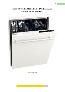 Instrukcja Kernau KDI 6541 Zmywarka