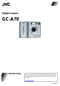 Handleiding JVC GC-A70 Digitale camera