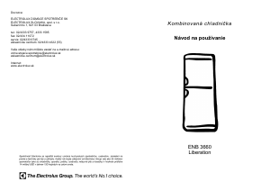 Návod Electrolux ENB3260 Chladnička s mrazničkou