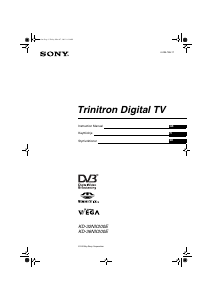 Manual Sony KD-36NX200E Television