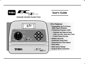 Manual Toro ECx Water Computer
