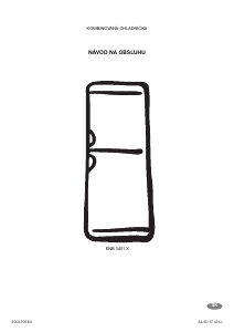 Návod Electrolux ENB3451X Chladnička s mrazničkou