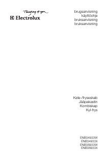Brugsanvisning Electrolux ENB34933X Køle-fryseskab