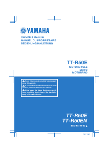 Bedienungsanleitung Yamaha TT-R50E (2022) Motorrad