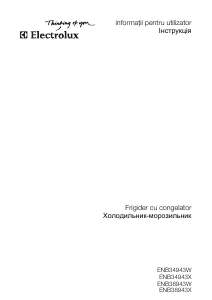 Manual Electrolux ENB38943W Combina frigorifica