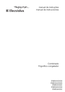 Manual Electrolux ENB39405X Frigorífico combinado