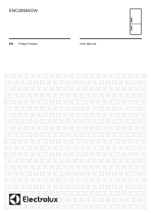 Handleiding Electrolux ENC2858AOW Koel-vries combinatie