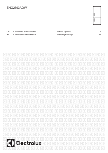 Manuál Electrolux ENG2693AOW Lednice s mrazákem