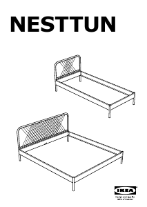 Kasutusjuhend IKEA NESTTUN Voodiraam