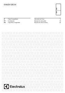 Manual de uso Electrolux ENN2812BOW Frigorífico combinado