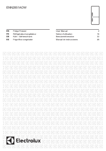 Mode d’emploi Electrolux ENN2851AOW Réfrigérateur combiné