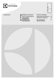 Vadovas Electrolux ENN2900AOW Šaldytuvas-šaldiklis