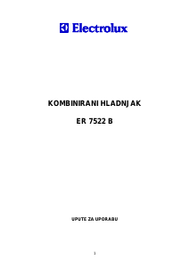 Priručnik Electrolux ER7522B Frižider – zamrzivač