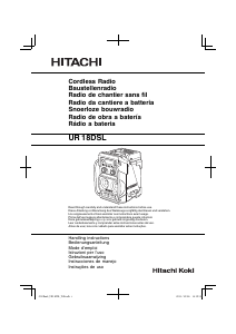 Manual Hitachi UR 18DSL Rádio