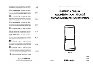 Manuál Electrolux ER8021B Lednice s mrazákem