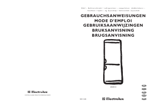 Brugsanvisning Electrolux ER8021B Køle-fryseskab