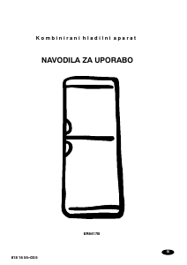 Priročnik Electrolux ER8417B Hladilnik in zamrzovalnik