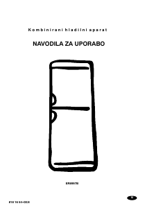 Priročnik Electrolux ER8997B Hladilnik in zamrzovalnik