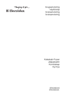 Brugsanvisning Electrolux ERA40633X Køle-fryseskab