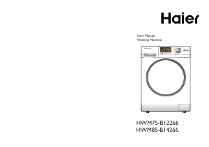 Handleiding Haier HWM75-B12266 Wasmachine