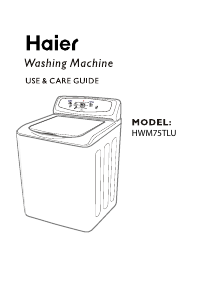 Handleiding Haier HWM75TLU Wasmachine